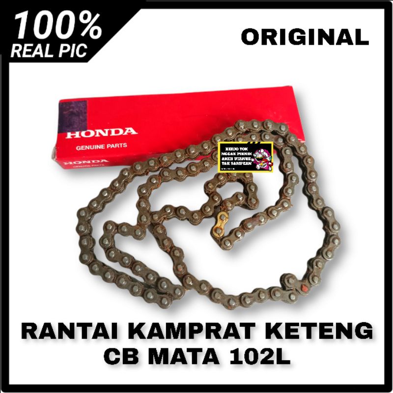 RANTAI KAMPRAT KETENG CB MATA 102L ORIGINAL HONDA AHM