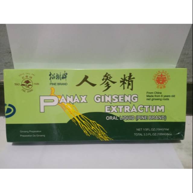 PANAX GINGSENG - isi 10 botol persiapan laga