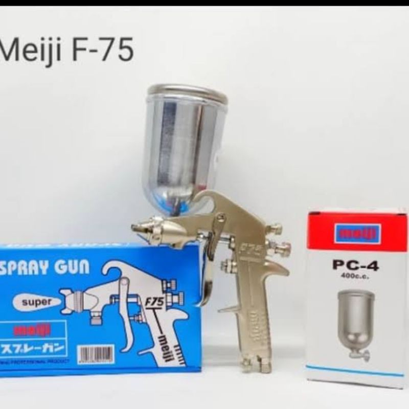 spray gun meiji F75 tabung atas