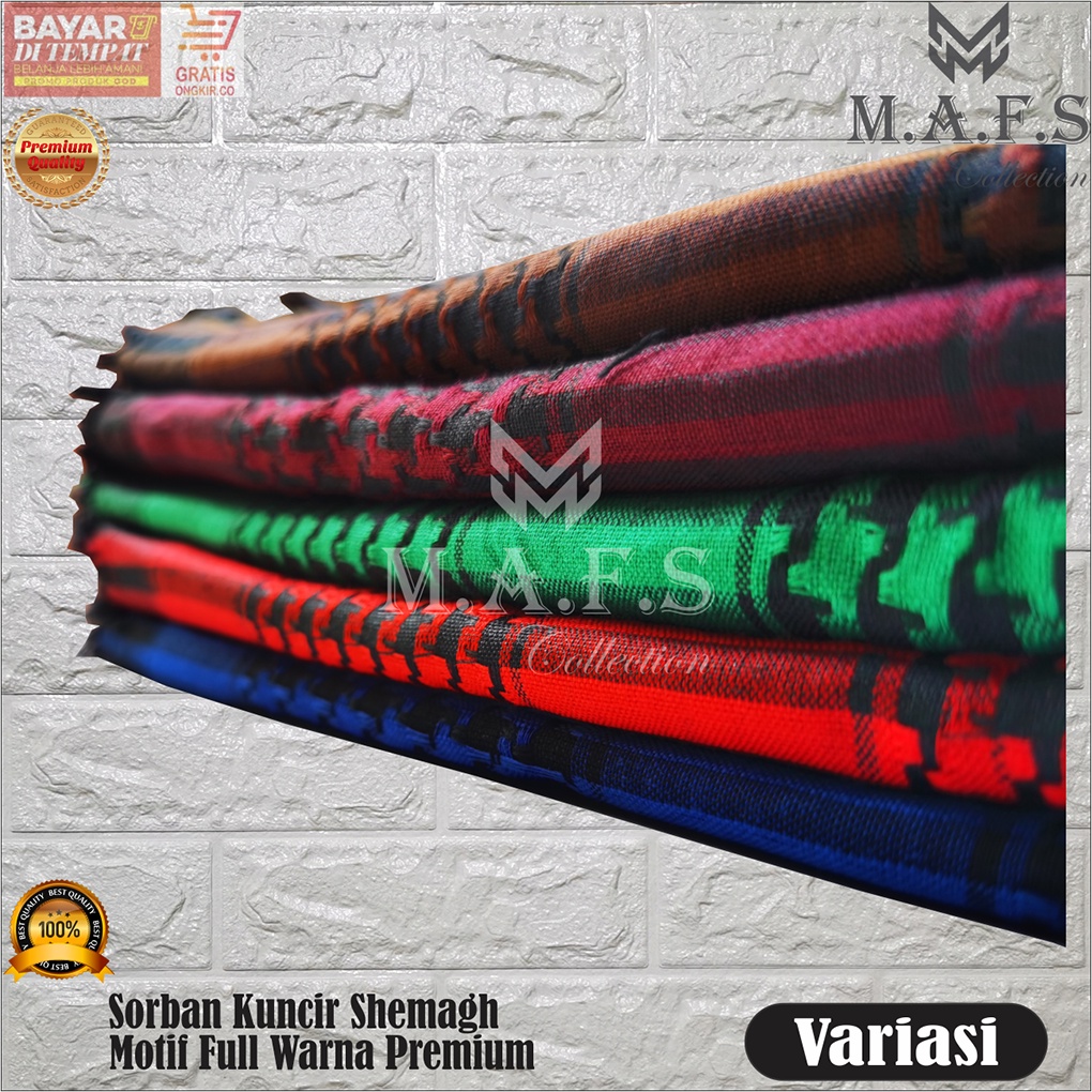 SORBAN KUNCIR SORBAN HAJI SORBAN FULL WARNA MURAH BERKUALITAS