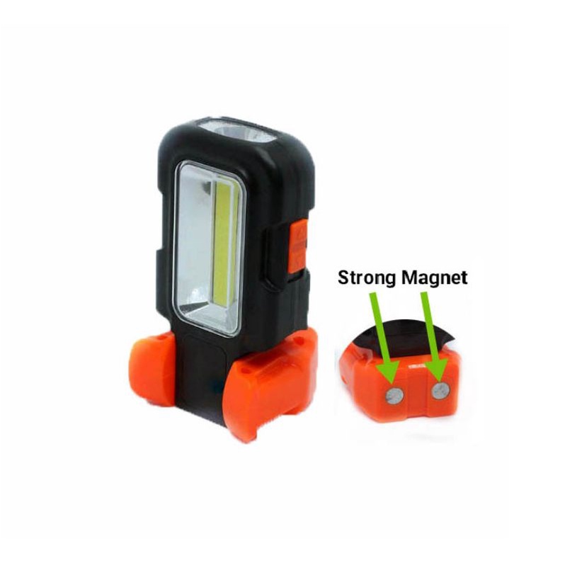 Lampu senter led cob magnet lampu darurat lampu camping