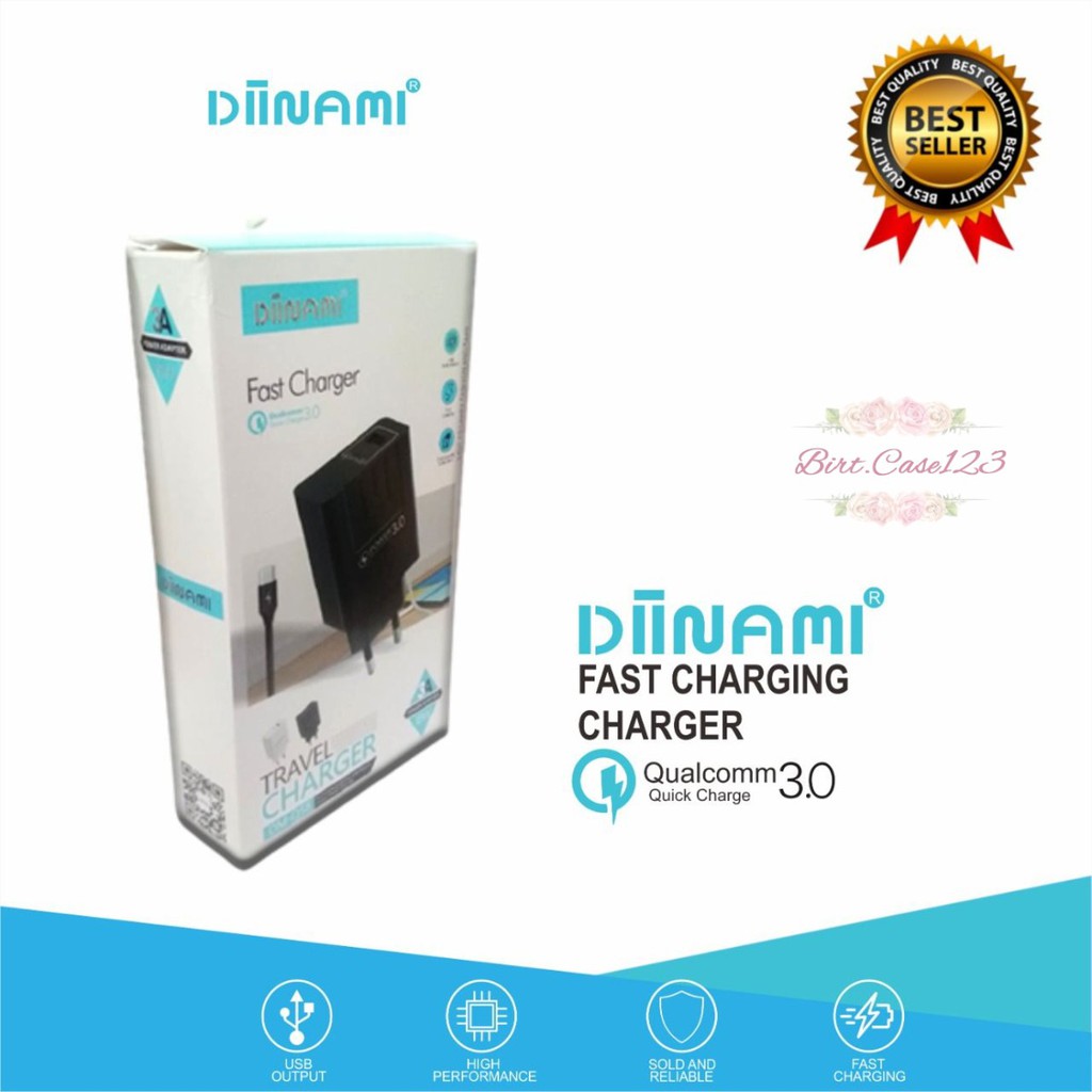 Q58 Charger DIINAMI Power 3A 18W Quick Charging TIPE C USB Fast Charging Port Smart Protection Garansi Resmi 1 Tahun BC6063