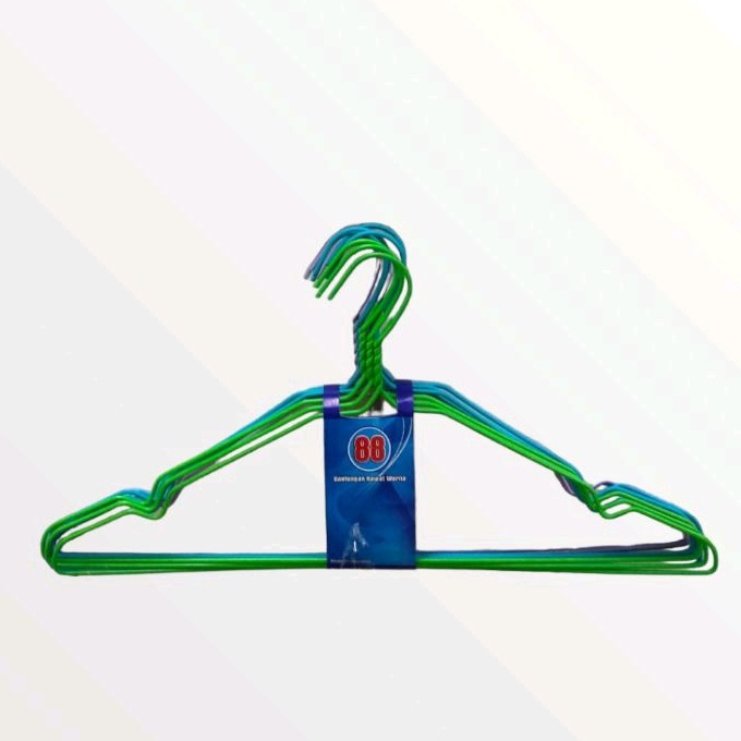 Hanger Kawat Jemuran Baju Stanlies Warna Harga per 1 pcs