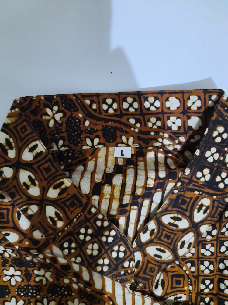 Atasan Batik Wanita Motif Terbaru Proses Cap Putri Mentari M L Xl Xxl