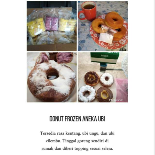 

PO Donut Frozen/ Donut Enak/ Donut Ubi