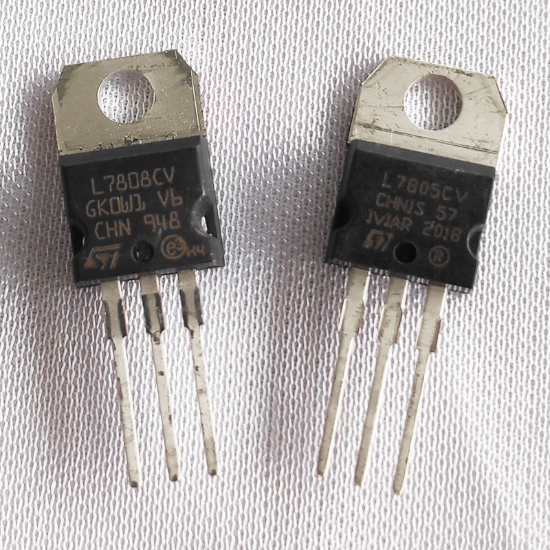 TRANSISTOR L7808 IC L7808CV TRANSISTOR L7805 IC L7805CV L 7805 L 7808 LINEAR VOLTAGE REGULATOR