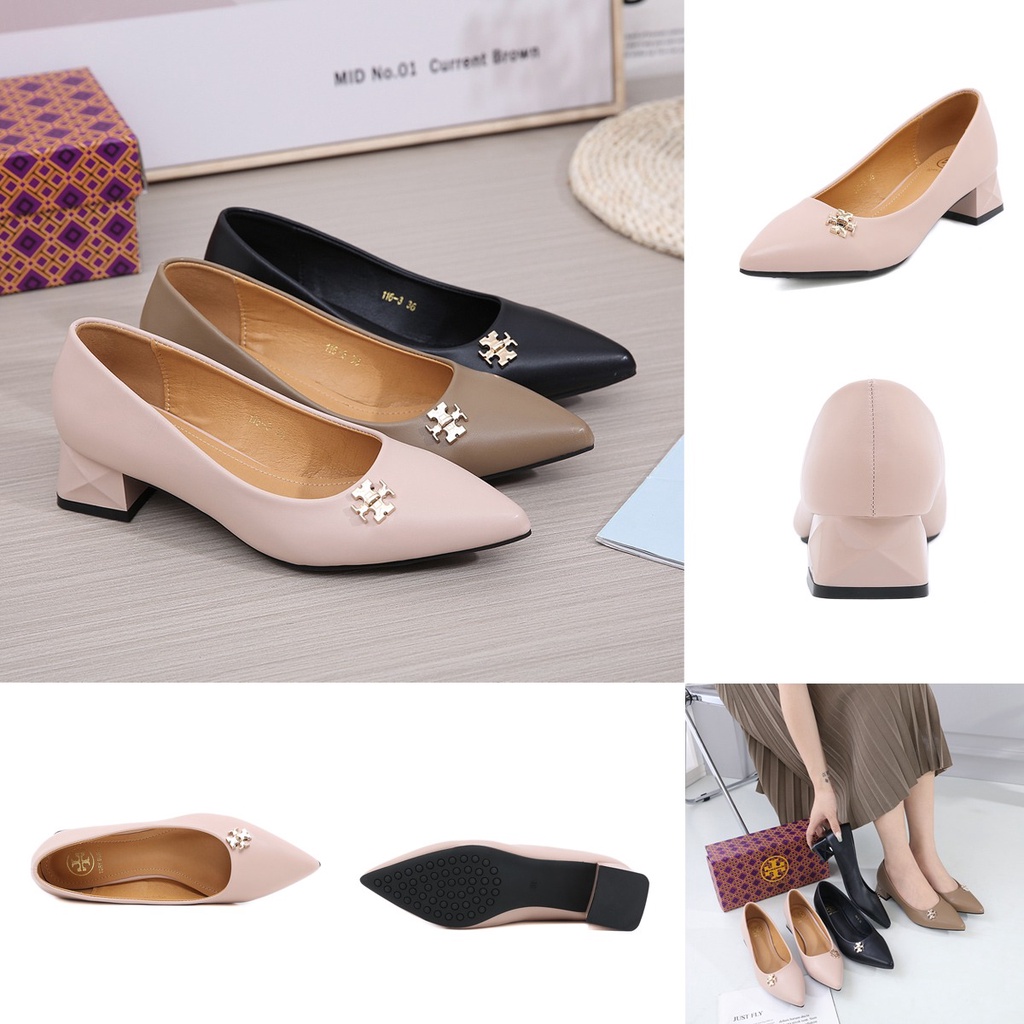 SEPATU WANITA KERJA HEELS PLATFORM SHOES 116-3