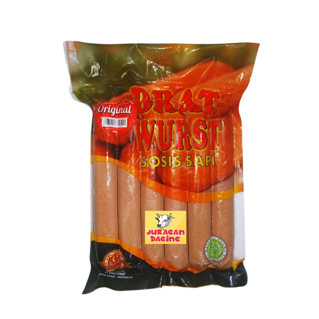 

Sosis Sapi Bratwurst Original King Food