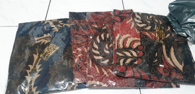 New Promo Kemeja Motif Season/baju Kantor Kenanga Exlusive Clurit Kombinasi Cocok Buat Seragam