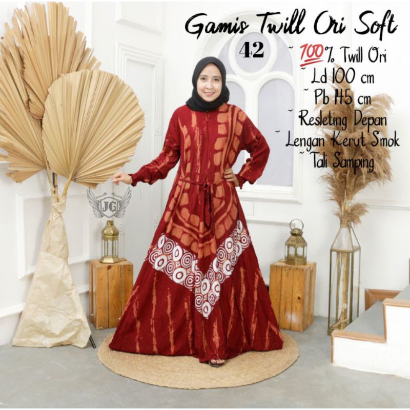 GAMIS TWILL ORY SOFT/GAMIS BATIK CAP ASLI PEKALONGAN