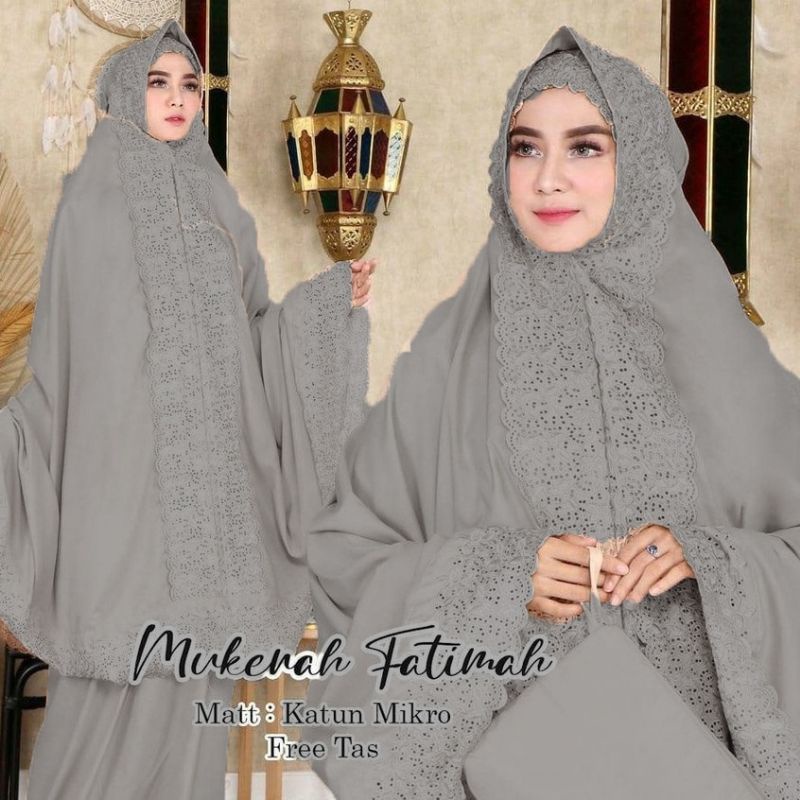 Mukena Fatimah / Mukena Rendah / Mukena Cantik / Perlengkapan Ibadah/ alat
