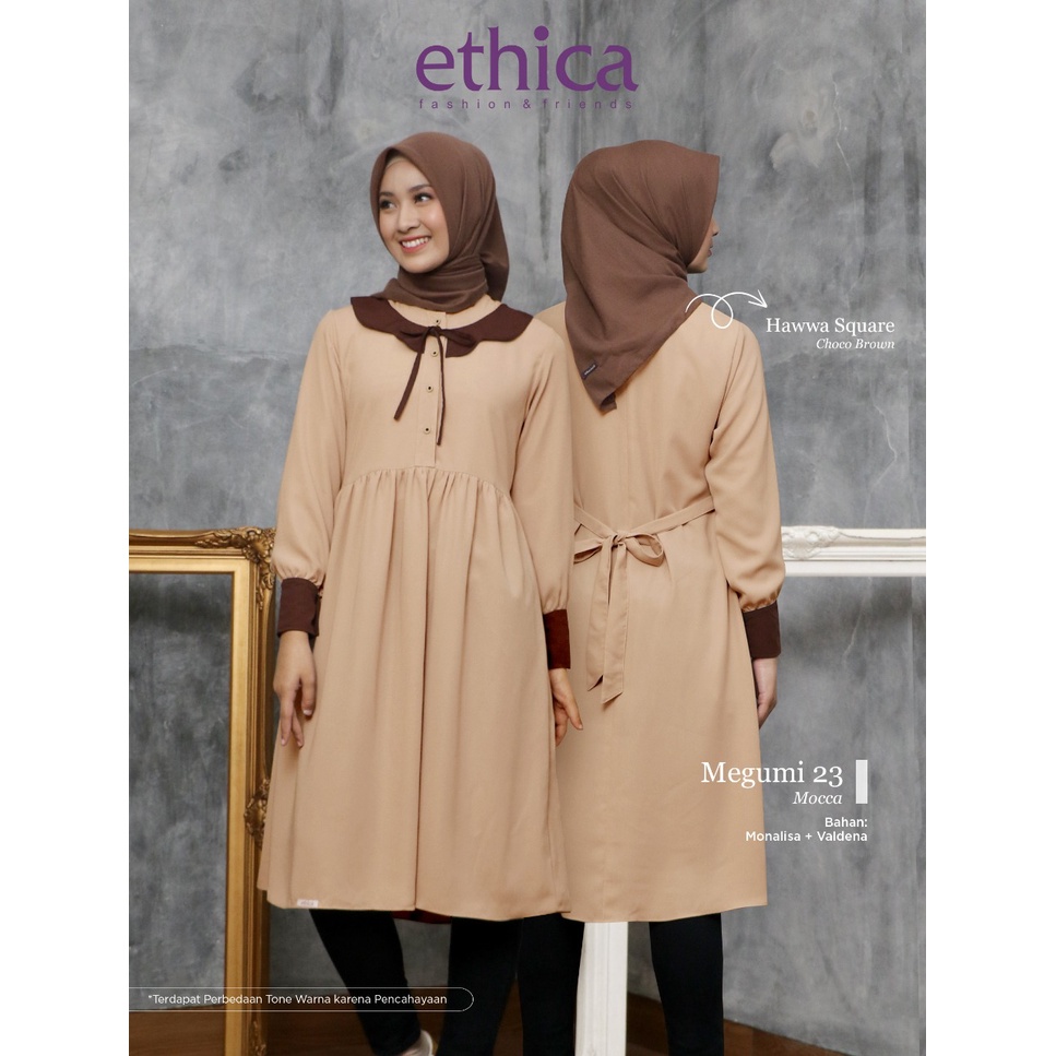 TUNIK TERBARU 2021 ETHICA MEGUMI 23 MOCCA