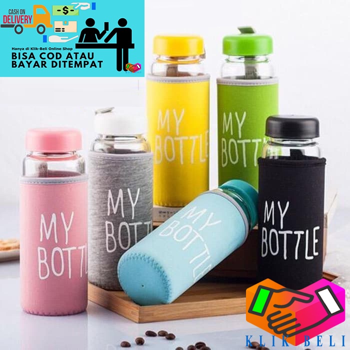 My Bottle Sarung Busa Botol Minum Plastik 500ml