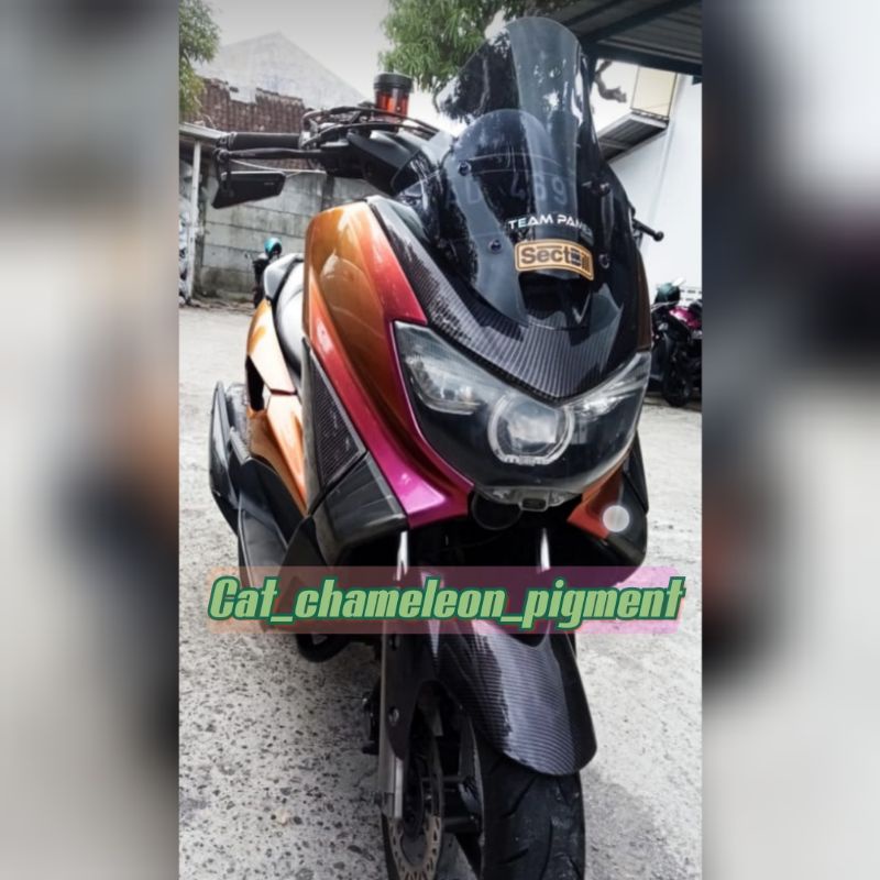cat bunglon  multi chrome motor dan mobil cat chameleon 5 warna Merah gold kuning hijau siken Spesia