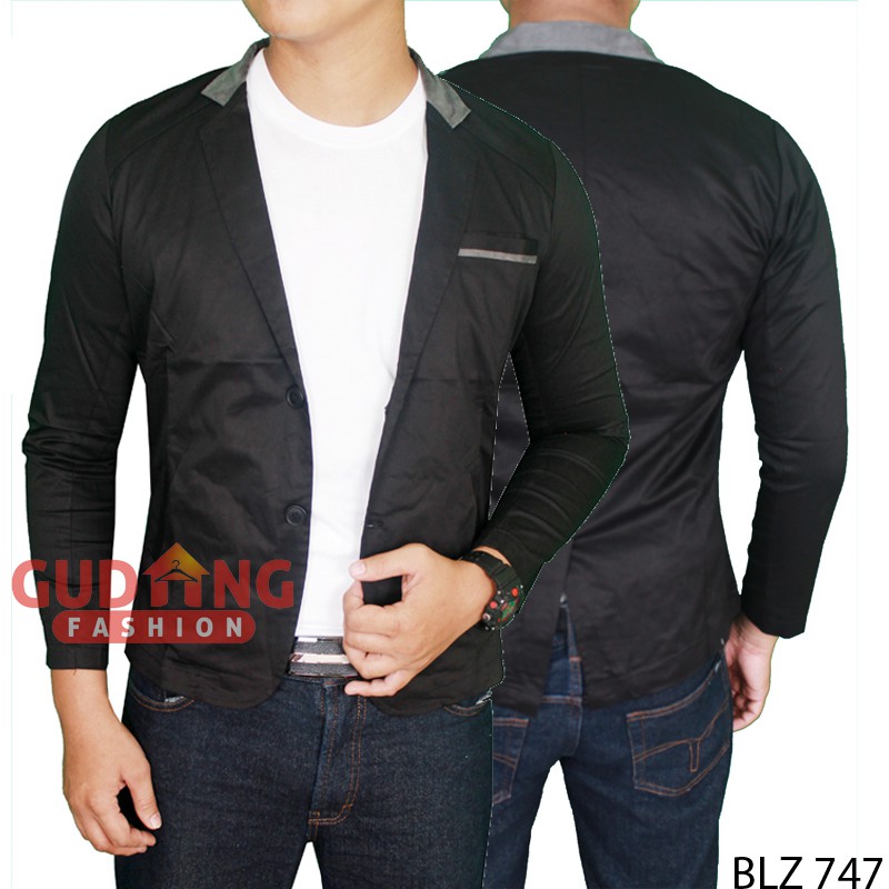 Desain Blazer Pria Modern BLZ 747