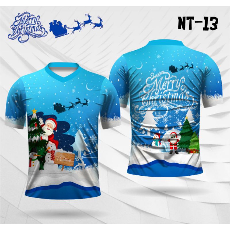 baju natal 2021 kaos Jersey natal