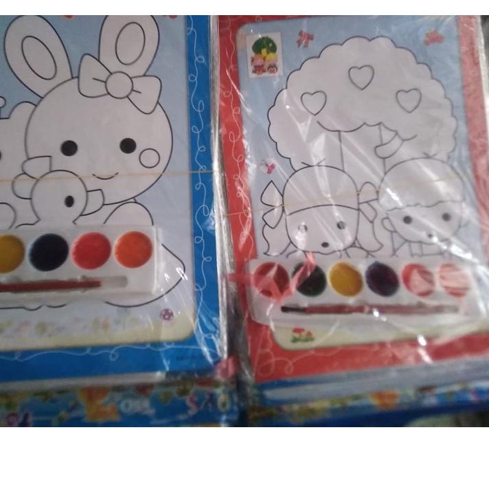 

↛ Lukisan Cat Air 6 warna jumbo と