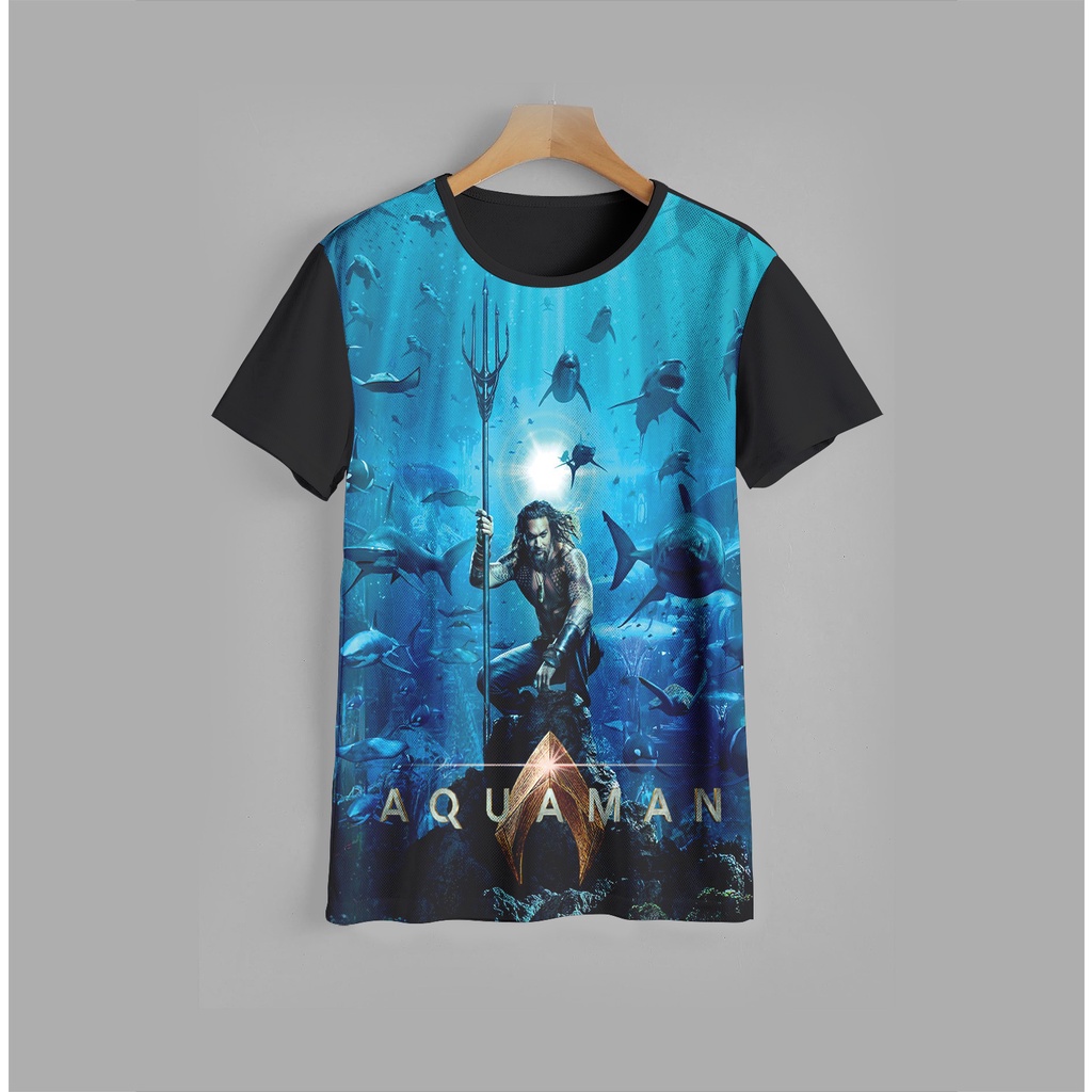 Kaos Anak anak AQUAMAN v5 3D Keren Baju Anak AQUAMAN v5 Pakaian Anak