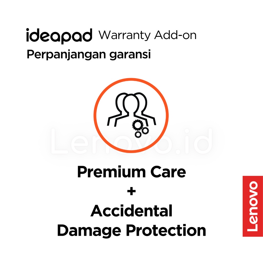 Lenovo IdeaPad Extended Warranty Premium Care + ADP Accidental Damage Protection (Add-on / Perpanjan