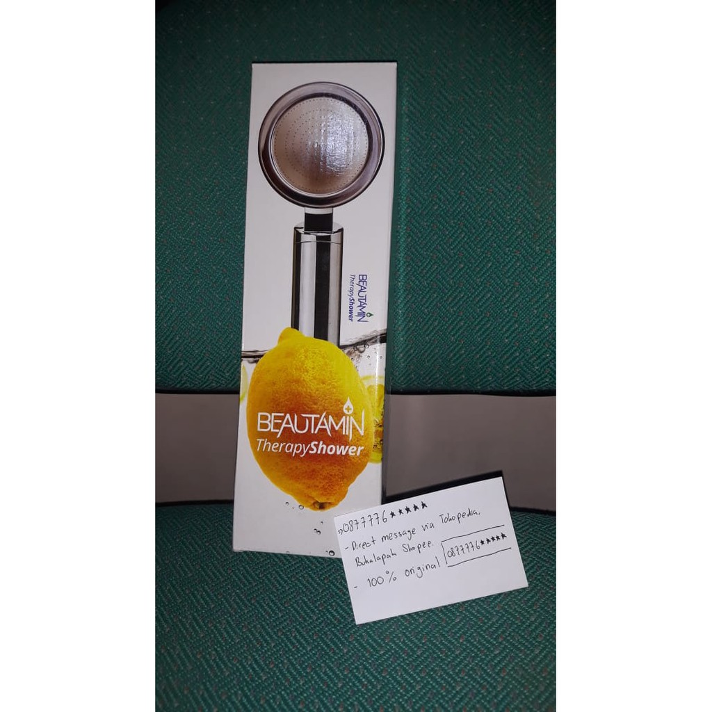 Beautamin Therapy Shower New Original Segel