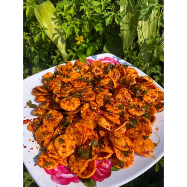 

500gr - Kerupuk seblak kering pedas daun jeruk