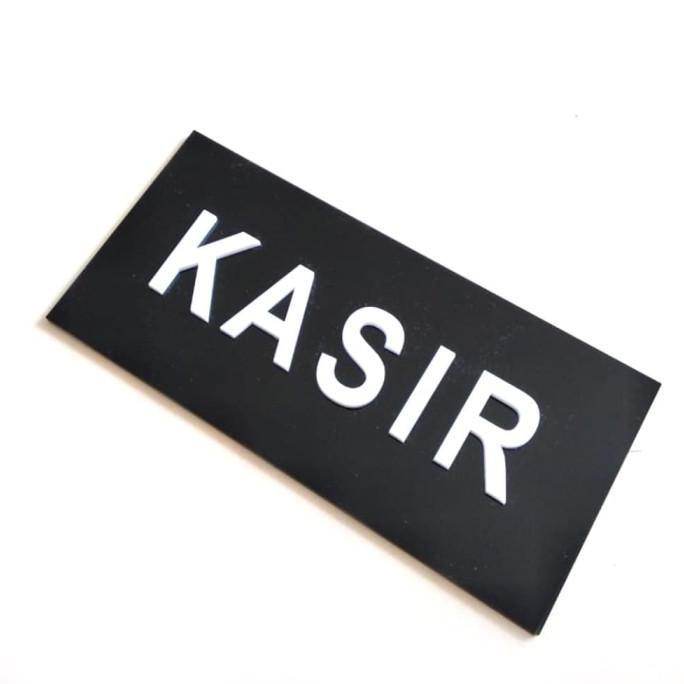 

Sign Board Kasir Acrylic 20x9,5cm | Sign Board Kasir | Akrilik helloto99 Kualitas Baik