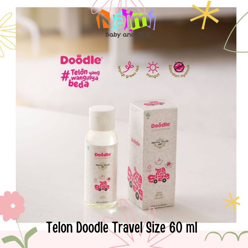 Doodle Minyak Telon Exclusive Wangi Green Tea 60 ml dan 100 ml