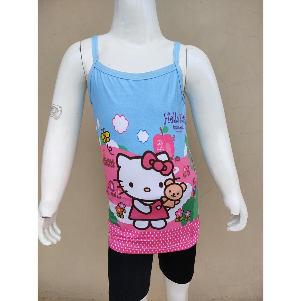 Kaos Singlet Motif HK DREAM HOUSE TALI BESAR TALI KECIL / Kaos Dalam Anak Perempuan