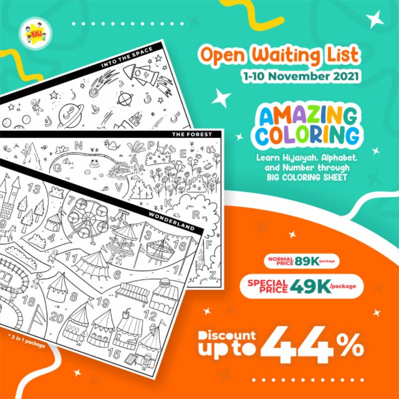 

Poster Jumbo Amazing Color (1 Set isi 3 Poster)