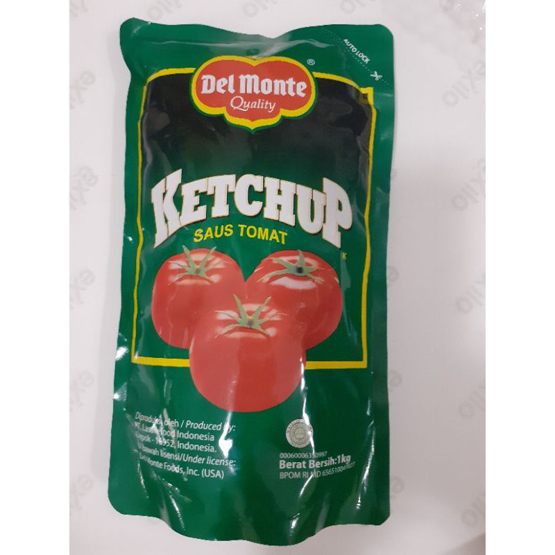 

saus tomat delmonte 1kg. ketchup