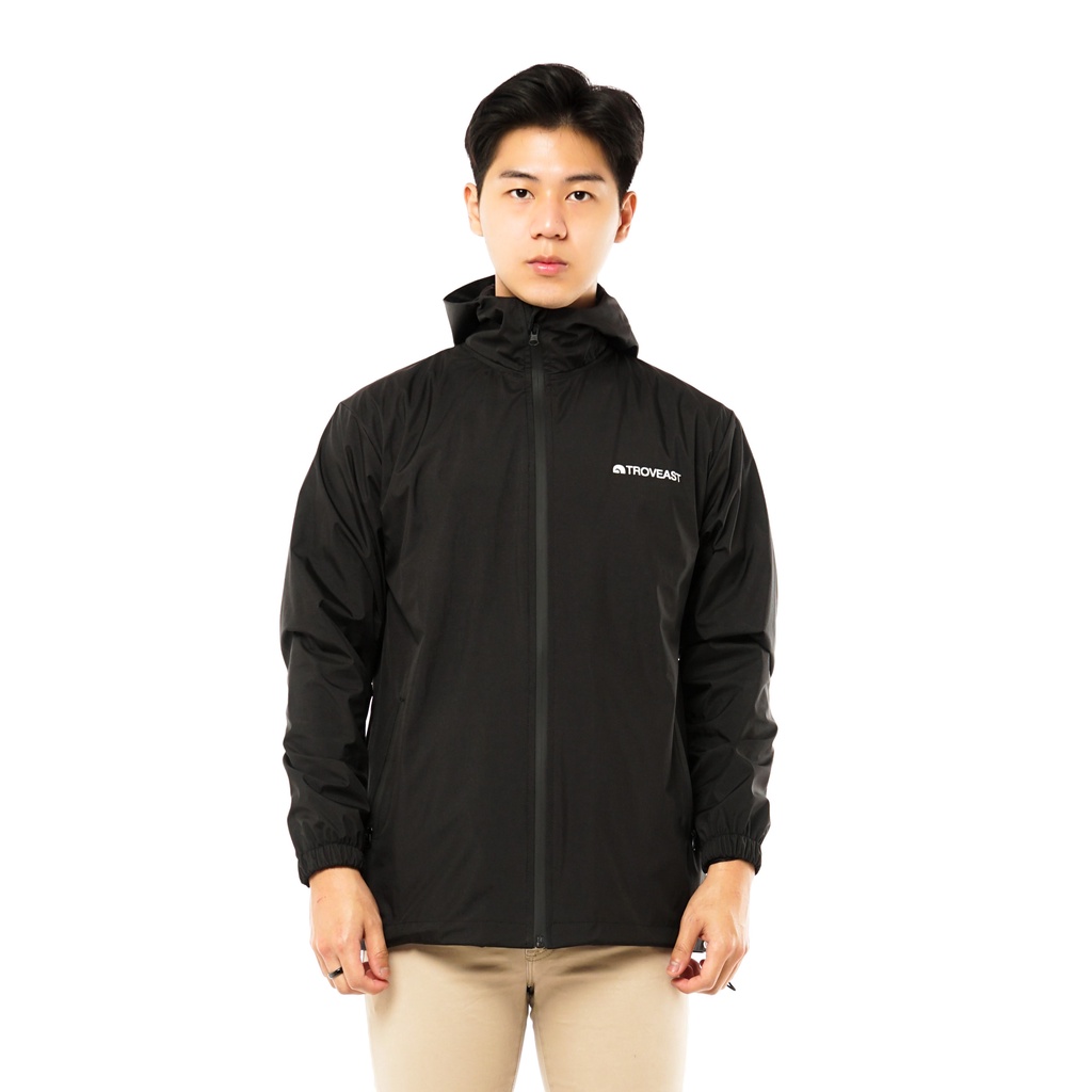 Outdoor Jacket Goretex Waterproof Premium West Black Series Troveast