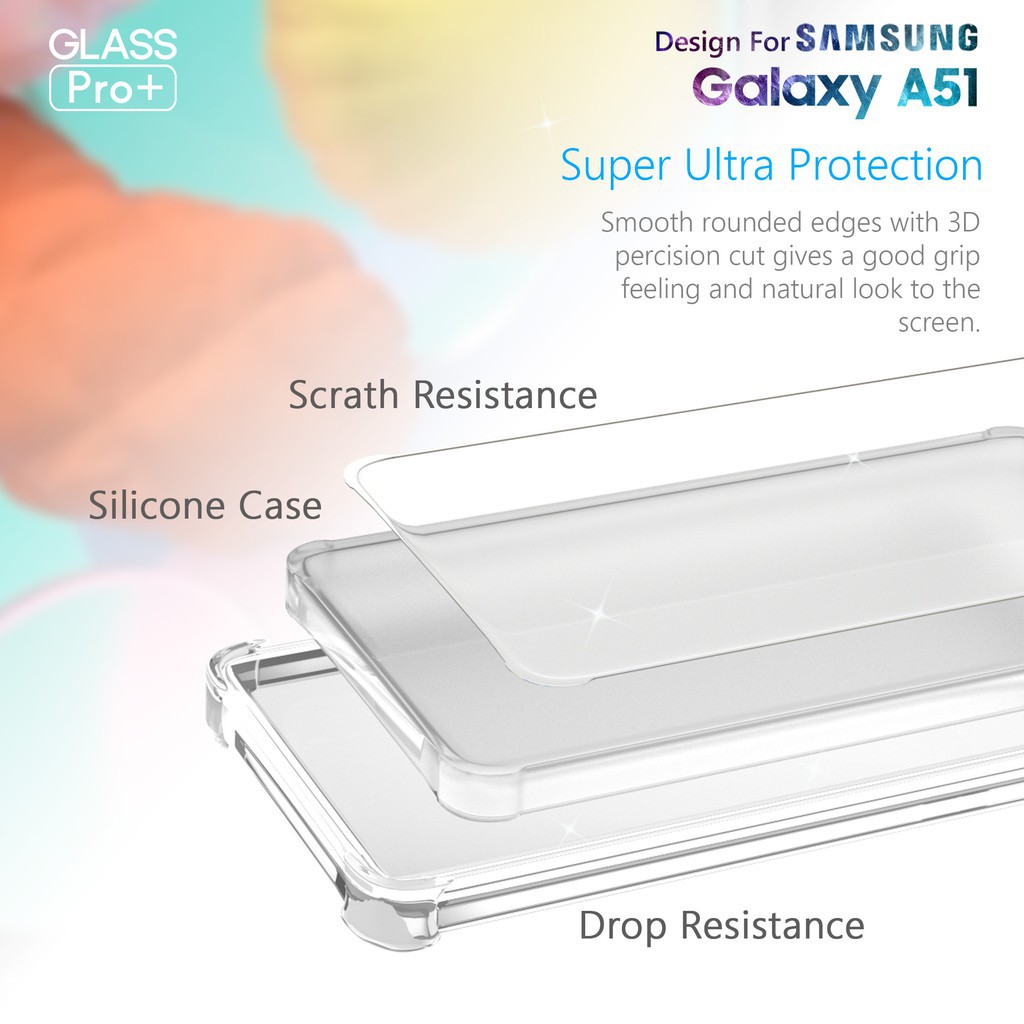 Soft Case Silikon Samsung Galaxy A71 Bening Transparant Airbag Anti Crack