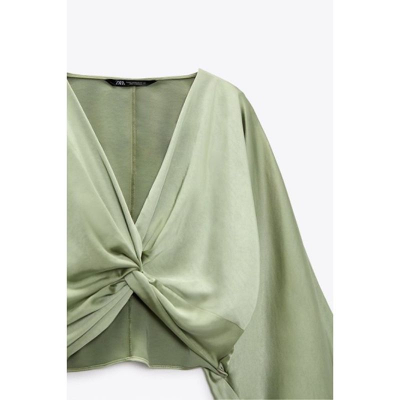 Blouse Knot Z*ARA Satin