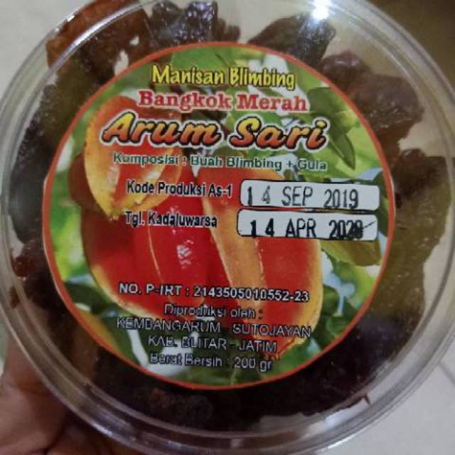 

MANISAN KERING BLIMBING BANGKOK KHAS BLITAR