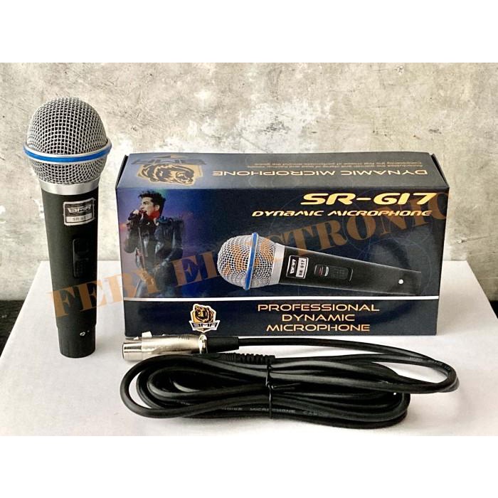 Sound Mic Bma Sr 617 Dynamic Microphone Kabel Bma Sr 617