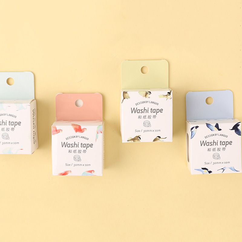 

Masking Tape Colorful Flying Bird 3cm