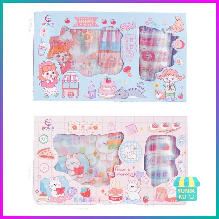 

STIKER SET 9 PCS DECO DAN 5 PCS DECO TAPE