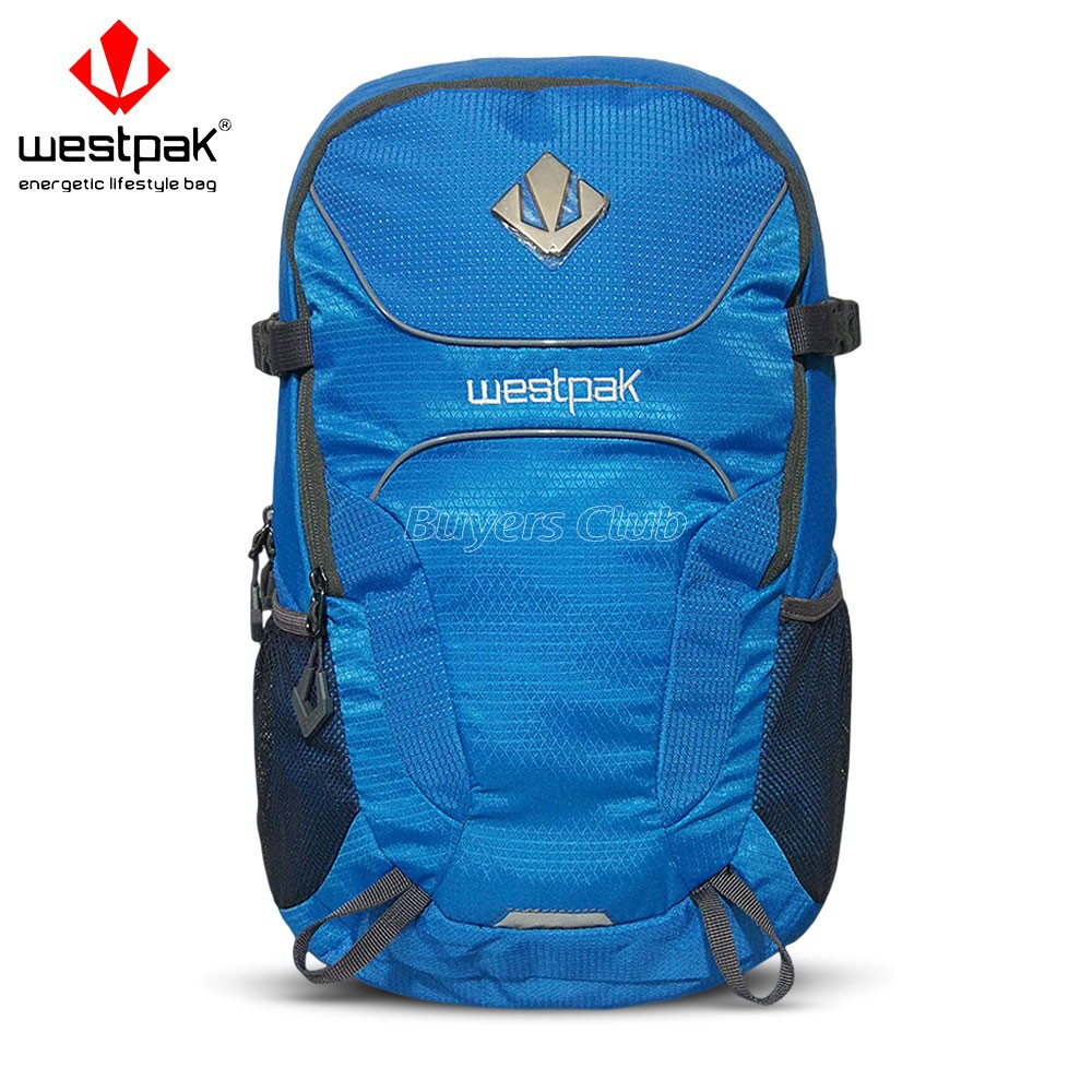 Tas Ransel Westpak Sporty Backpack Punggung Cowok Biru