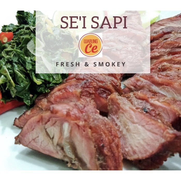 

Sei Sapi (Daging Sapi Asap) Vacum / Frozen 500gr (Warung Ce) - BARU