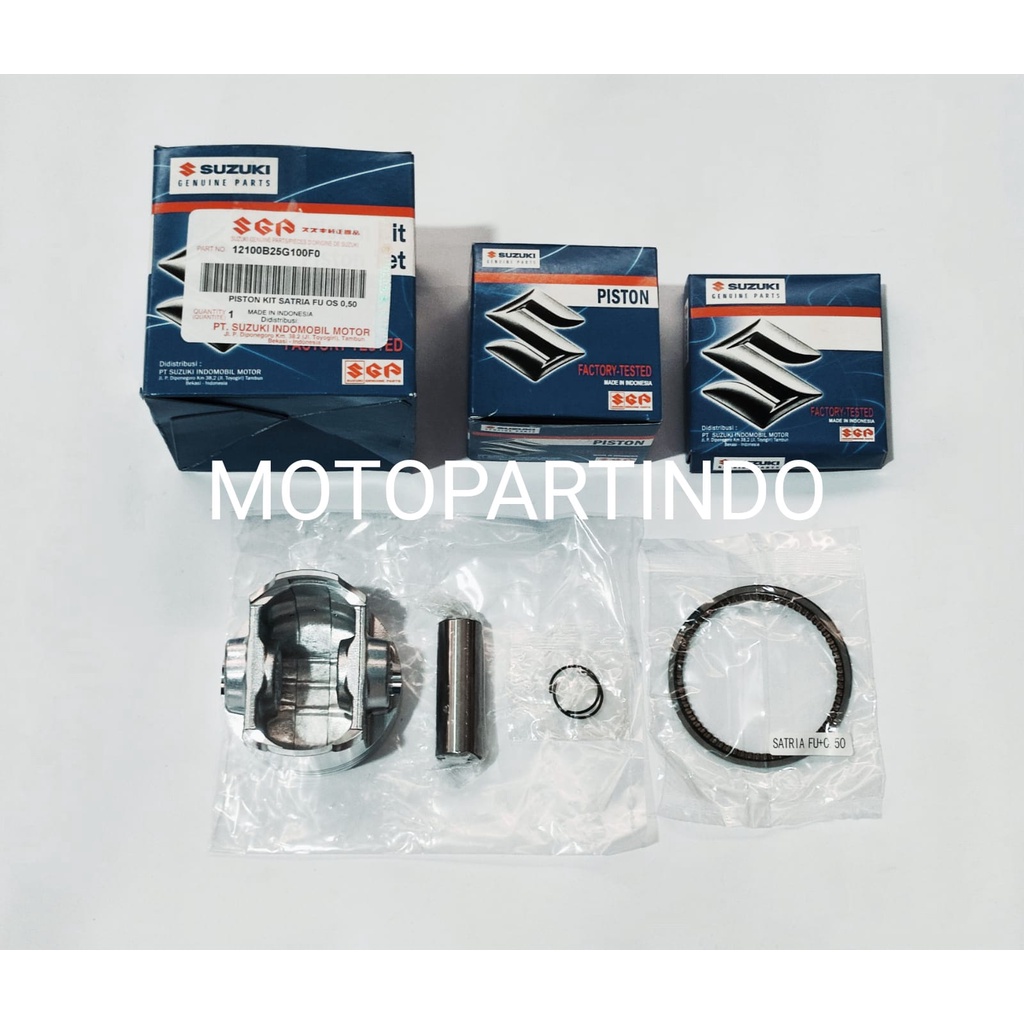 PISTON KIT SATRIA FU 150 OS 50 PISTON SET SATRIA FU 150 CC OS 50