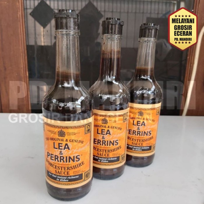 

LEA & PERRINS WORCESTERSHIRE SAUCE 284 ML / SAUS INGGRIS