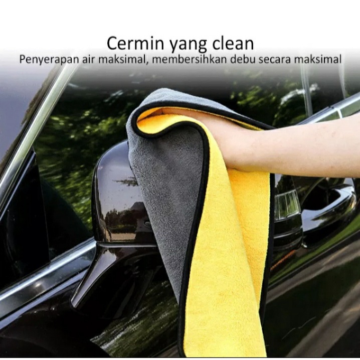 Kain Lap Serbaguna 2 Sisi Halus / Lap Mobil Microfiber Tebel Bahan Halus Lembut /Handuk Lap Kain Lap Mikrofiber Helm Motor Mobil Dapur - Handuk Lap Mikro Kain - Kain Lap Microviber Mikrofiber Murah