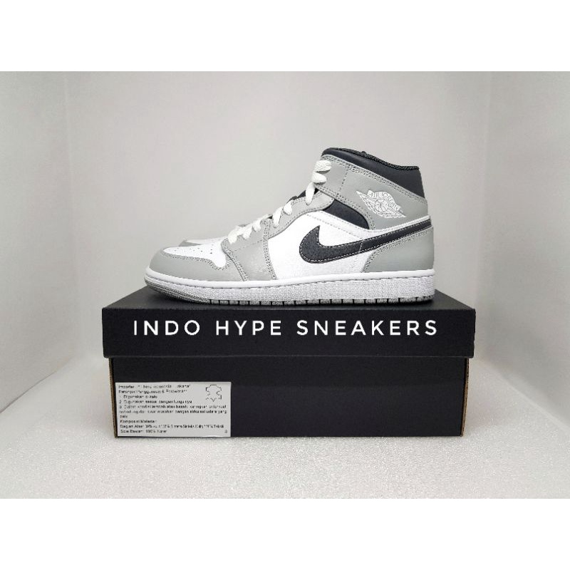 Air Jordan 1 Mid LIGHT SMOKE GREY ANTHRACITE