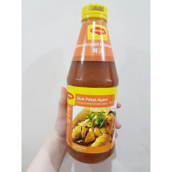 Maggi Concentrated Chicken Stock 1,2 kg Stok Pekat Ayam Kaldu Cair 1.2 kg Import Malaysia