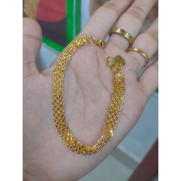 gelang lapis emas 24