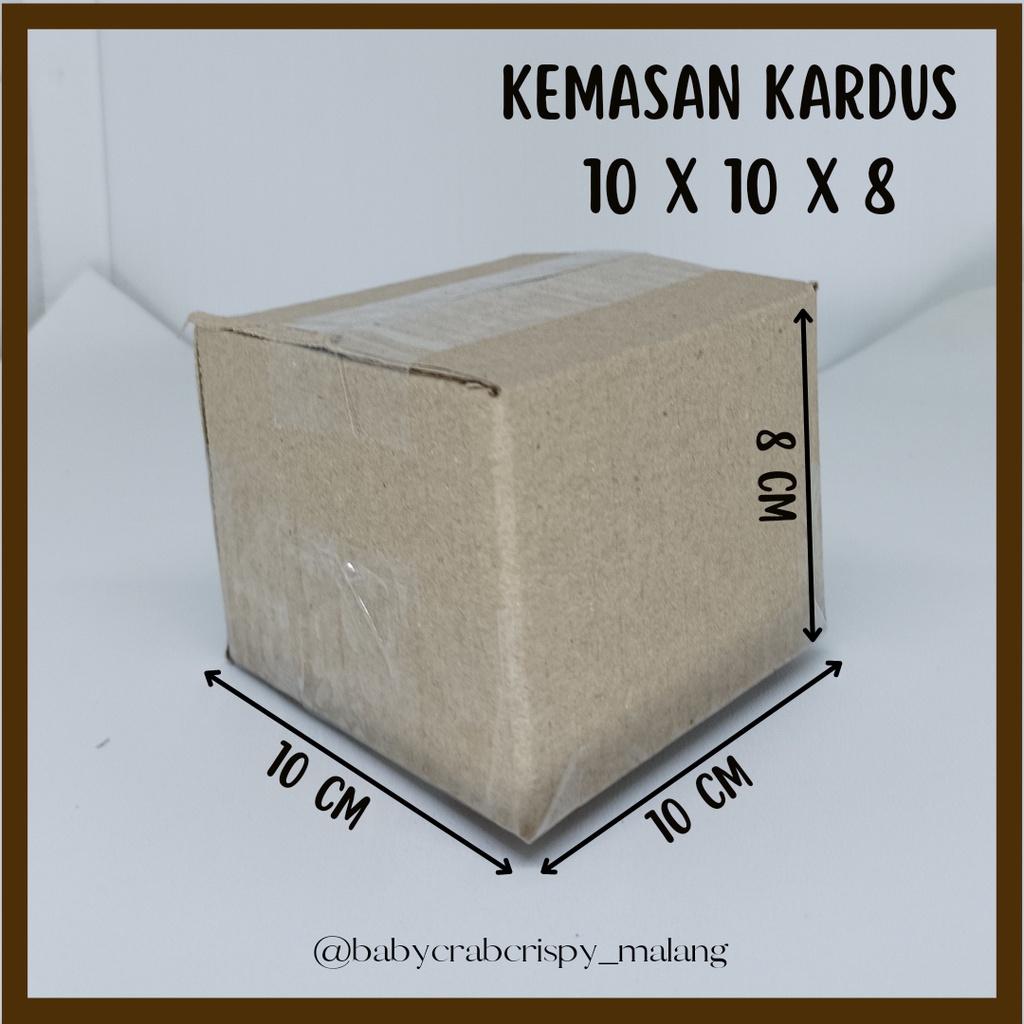 

Kardus Packing Ukuran 10 x 10 x 8 (100 gram)