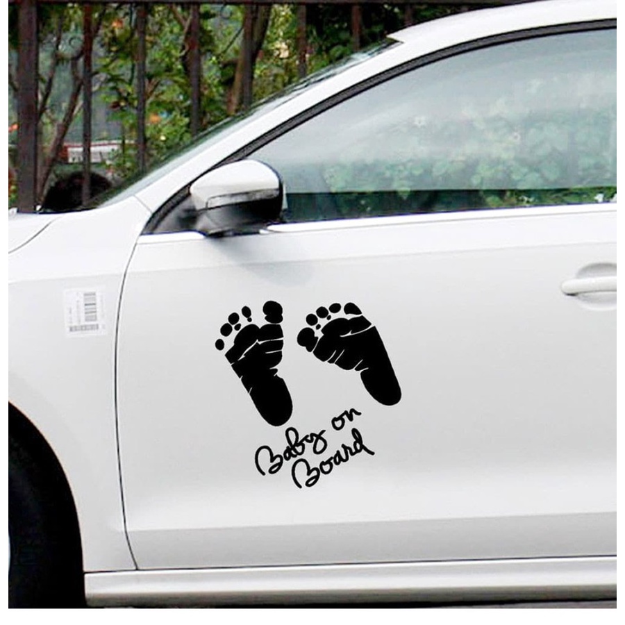 Car Sticker - &quot; BABY ON BOARD&quot;