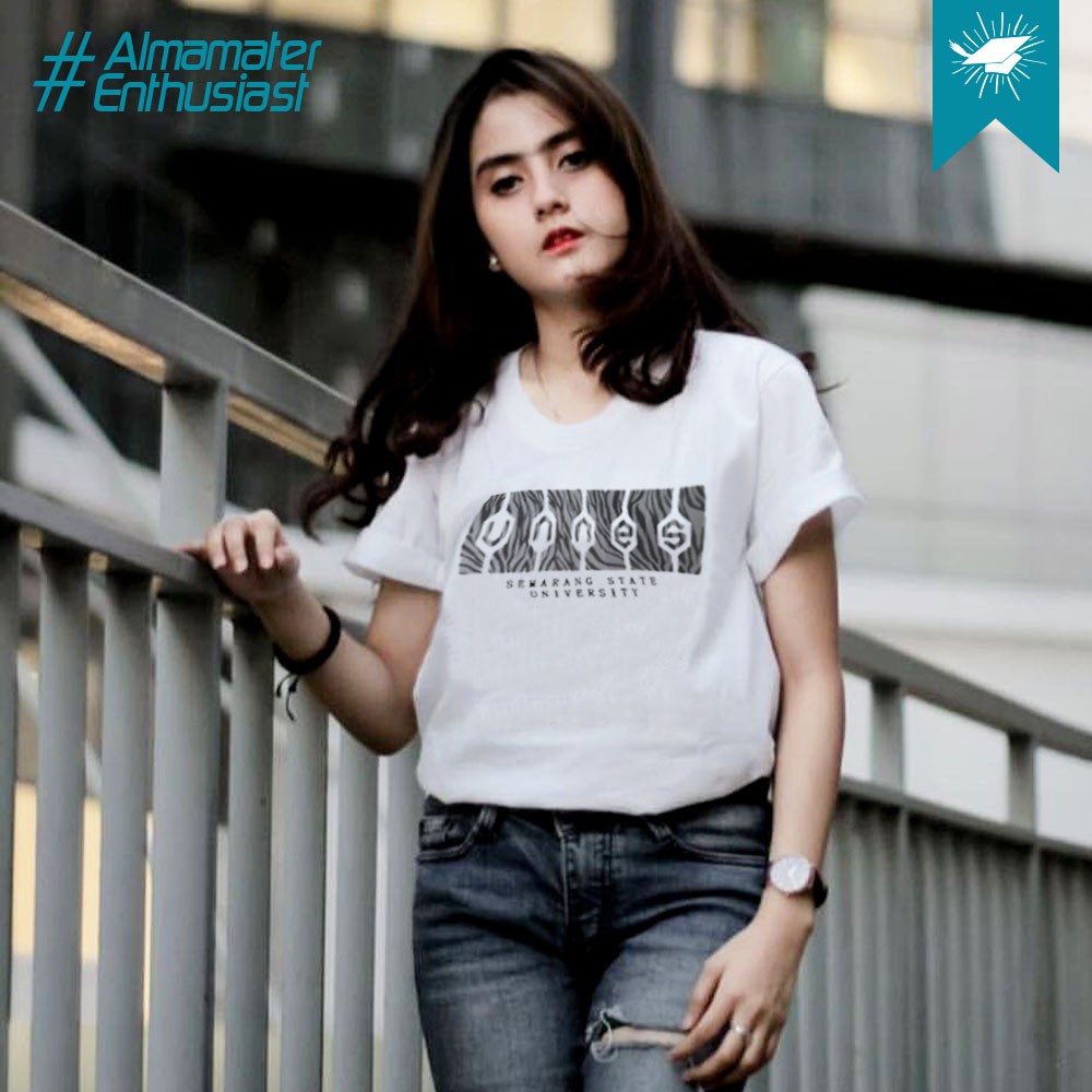 KAOS UNNES | MERCHANDISE UNNES | CAMPUSTEES KAOS KAMPUS KAOS UNIVERSITAS DISTRO COMBED 30S POLYFLEX