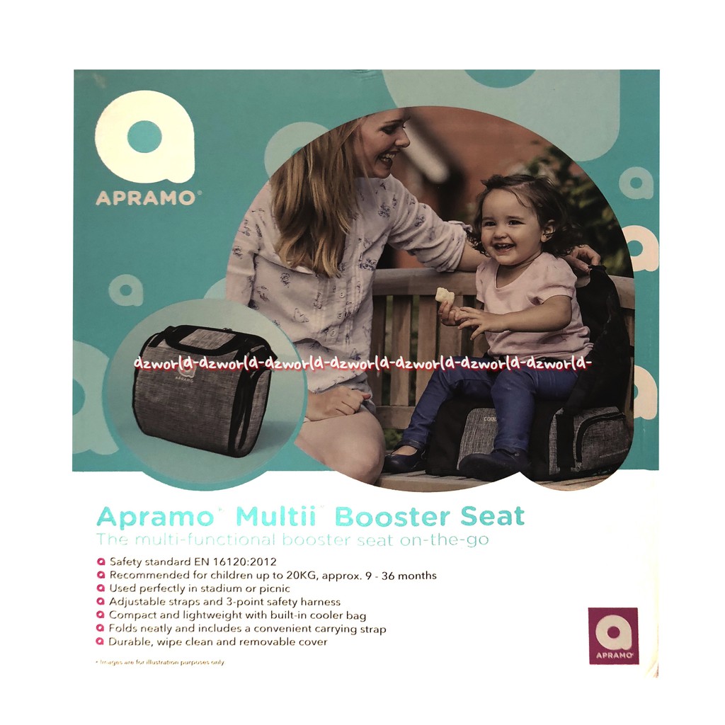 Apramo Multi Booster Seat Tempat Duduk Bayi Anak Portable Bisa Dilipat Jadi Tas Multii Boster Seatting On the Go Ap Ramo Aprramo Seating Chair Chairs