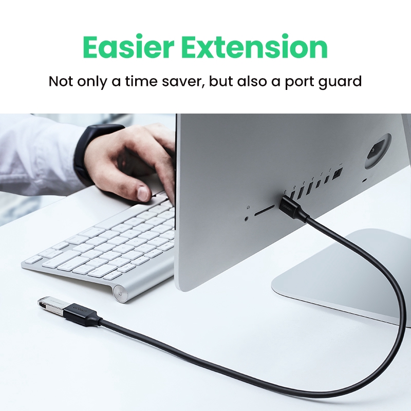 【Stok Produk di Indonesia】Ugreen Kabel Extension USB 3.0 2.0 Mini Kecepatan Tinggi Untuk Smart Laptop / PC / TV / Xbox One SSD